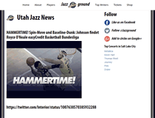 Tablet Screenshot of jazzground.com